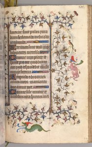 Horas de Carlos el Noble, Rey de Navarra 1361-1425: fol. 247r, Texto, c. 1405 de Master of the Brussels Initials and Associates