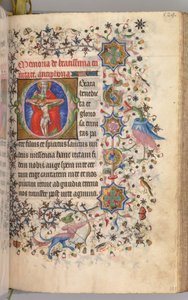 Horas de Carlos el Noble, Rey de Navarra 1361-1425: fol. 259r, La Trinidad, c. 1405
