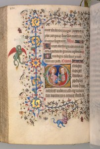 Horas de Carlos el Noble, Rey de Navarra 1361-1425, fol. 269v, SS. Simón y Judas, c. 1405