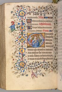 Horas de Carlos el Noble, Rey de Navarra 1361-1425, fol. 283v, Mártires: Santo no identificado de Master of the Brussels Initials and Associates