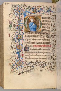 Horas de Carlos el Noble, Rey de Navarra 1361-1425, fol. 291v, Texto, c. 1405