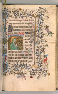 Horas de Carlos el Noble, Rey de Navarra, fol. 297r, Santa Isabel de Master of the Brussels Initials and Associates