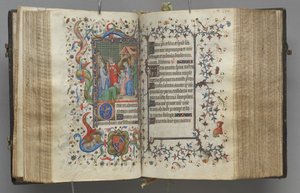 Horas de Carlos el Noble, Rey de Navarra 1361-1425: fol. 79r, Texto, c. 1405