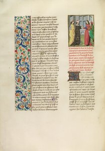 Duque Guillermo de Gelders y Ricardo II de Master of the Copenhagen Caesar
