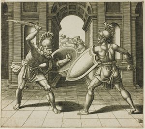 Los dos gladiadores de Master of the Die