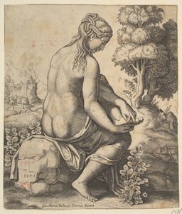 Venus quitándose una espina del pie, 1532