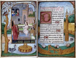 Betsabé, c.1490 de Master of the Dresden Prayer Book
