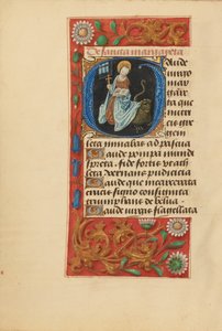 Inicial G: Santa Margarita de Master of the Dresden Prayer Book