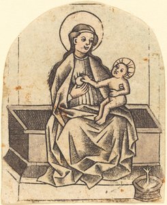 Madonna y Niño de Master of the Dutuit Mount of Olives