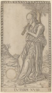 Euterpe de Master of the E Series Tarocchi