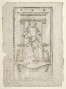 Marte (de los Tarocchi, serie A: Firmamentos del Universo, #45) de Master of the E Series Tarocchi