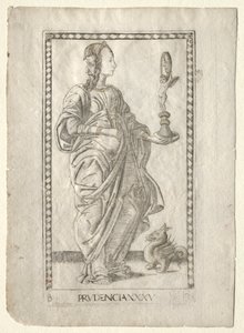 Prudencia (de la serie Tarocchi B: Principios Cósmicos y Virtudes, #35) de Master of the E Series Tarocchi