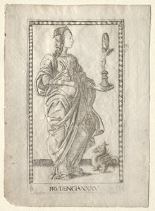 Prudencia de los Tarocchi, serie B: Principios Cósmicos y Virtudes, #35 de Master of the E Series Tarocchi