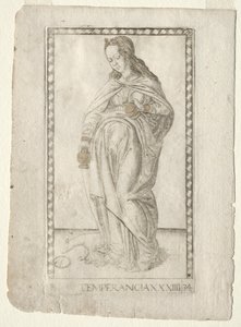 Templanza (de la serie Tarocchi B: Principios Cósmicos y Virtudes, #34) de Master of the E Series Tarocchi