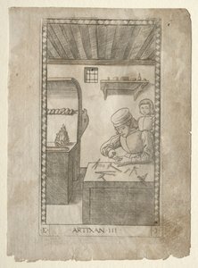 El Artesano del Tarocchi, serie E: Condiciones del Hombre, #3, antes de 1467