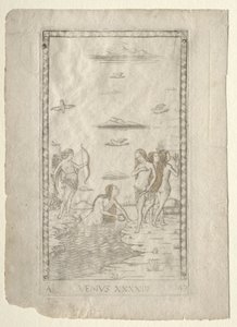 Venus de los Tarocchi, serie A: Firmamentos del Universo, #43, antes de 1467