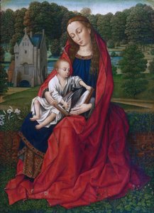 Holandés: Maria met kind Virgen con el Niño en un paisaje