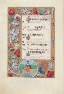 Horas de la Reina Isabel la Católica, Reina de España: Fol. 10v, septiembre, c. 1500