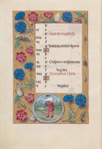 Horas de la Reina Isabel la Católica, Reina de España: Fol. 11v, octubre, c. 1500