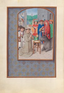 Horas de la Reina Isabel la Católica, Reina de España: Fol. 187v, San Antonio de Padua, c. 1500 de Master of the First Prayerbook of Maximillian