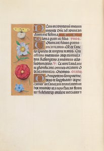 Horas de la Reina Isabel la Católica, Reina de España: Fol. 21v, c. 1500 de Master of the First Prayerbook of Maximillian