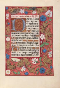 Horas de la reina Isabel la Católica, reina de España: Fol. 32r, c. 1500 de Master of the First Prayerbook of Maximillian