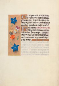 Horas de la Reina Isabel la Católica, Reina de España: Fol. 36v, c. 1500 de Master of the First Prayerbook of Maximillian