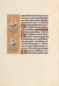Horas de la Reina Isabel la Católica, Reina de España: Fol. 40v, c. 1500 de Master of the First Prayerbook of Maximillian