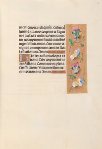 Horas de la Reina Isabel la Católica, Reina de España: Fol. 49r, c. 1500
