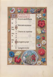 Horas de la Reina Isabel la Católica, Reina de España: Fol. 4r, Marzo, c. 1500