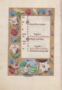 Horas de la Reina Isabel la Católica, Reina de España: Fol. 7v, Junio