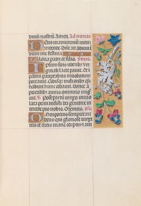 Horas de la Reina Isabel la Católica, Reina de España: Fol. 84r, c. 1500 de Master of the First Prayerbook of Maximillian