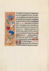 Horas de la Reina Isabel la Católica, Reina de España: Fol. 90v, c. 1500 de Master of the First Prayerbook of Maximillian