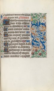 Libro de Horas (Uso de Ruán): fol. 136r de Master of the Geneva Latini