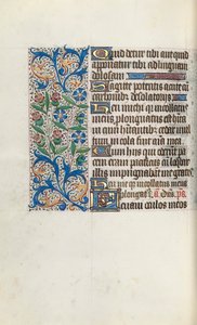 Libro de Horas Uso de Rouen: fol. 104v, c. 1470 de Master of the Geneva Latini