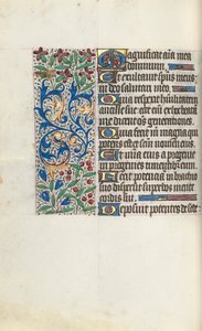 Libro de Horas Uso de Rouen: fol. 107v de Master of the Geneva Latini