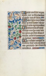 Libro de Horas Uso de Rouen: fol. 108v, c. 1470 de Master of the Geneva Latini