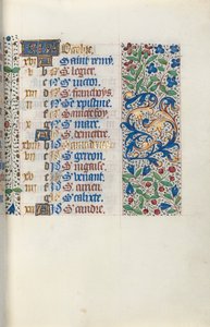 Libro de Horas Uso de Rouen: fol. 10r, c. 1470 de Master of the Geneva Latini