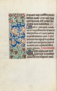 Libro de Horas Uso de Rouen: fol. 115v, c. 1470 de Master of the Geneva Latini