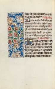 Libro de Horas Uso de Rouen: fol. 116v, c. 1470 de Master of the Geneva Latini