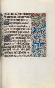 Libro de Horas Uso de Rouen: fol. 124r, c. 1470 de Master of the Geneva Latini