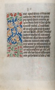 Libro de Horas Uso de Rouen: fol. 13v, c. 1470 de Master of the Geneva Latini
