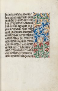 Libro de Horas Uso de Rouen: fol. 14r, c. 1470 de Master of the Geneva Latini