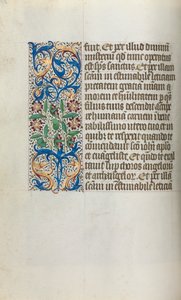 Libro de Horas Uso de Rouen: fol. 19v, c. 1470 de Master of the Geneva Latini