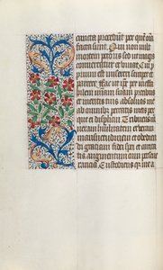 Libro de Horas Uso de Rouen: fol. 24v, c. 1470 de Master of the Geneva Latini