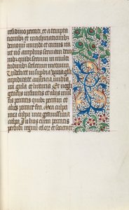 Libro de Horas Uso de Rouen: fol. 25r, c. 1470 de Master of the Geneva Latini