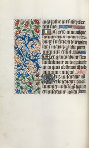 Libro de Horas Uso de Rouen: fol. 40v de Master of the Geneva Latini