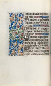 Libro de Horas Uso de Rouen: fol. 46v, c. 1470 de Master of the Geneva Latini