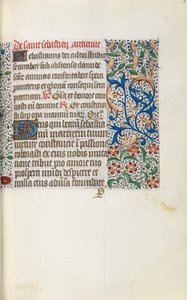 Libro de Horas Uso de Rouen: fol. 52r, c. 1470 de Master of the Geneva Latini