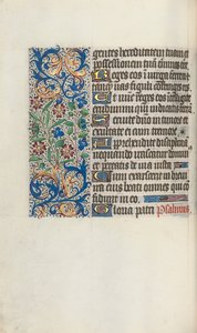 Libro de Horas Uso de Rouen: fol. 58v, c. 1470 de Master of the Geneva Latini